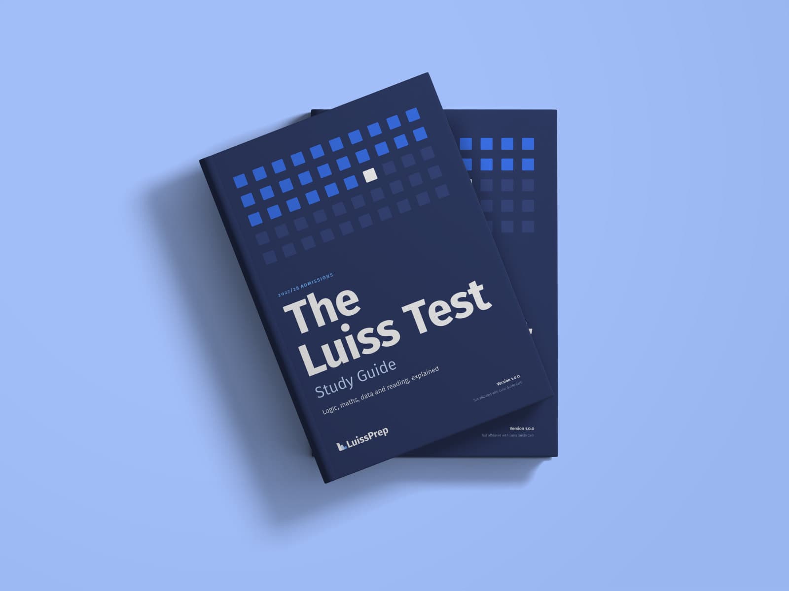 Two copies of The Luiss Test Study Guide, version 1.0.0